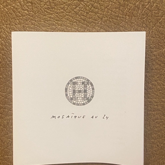 Hermes Mosaique Au 24 Gold Mug. New in Box - Picture 8 of 10